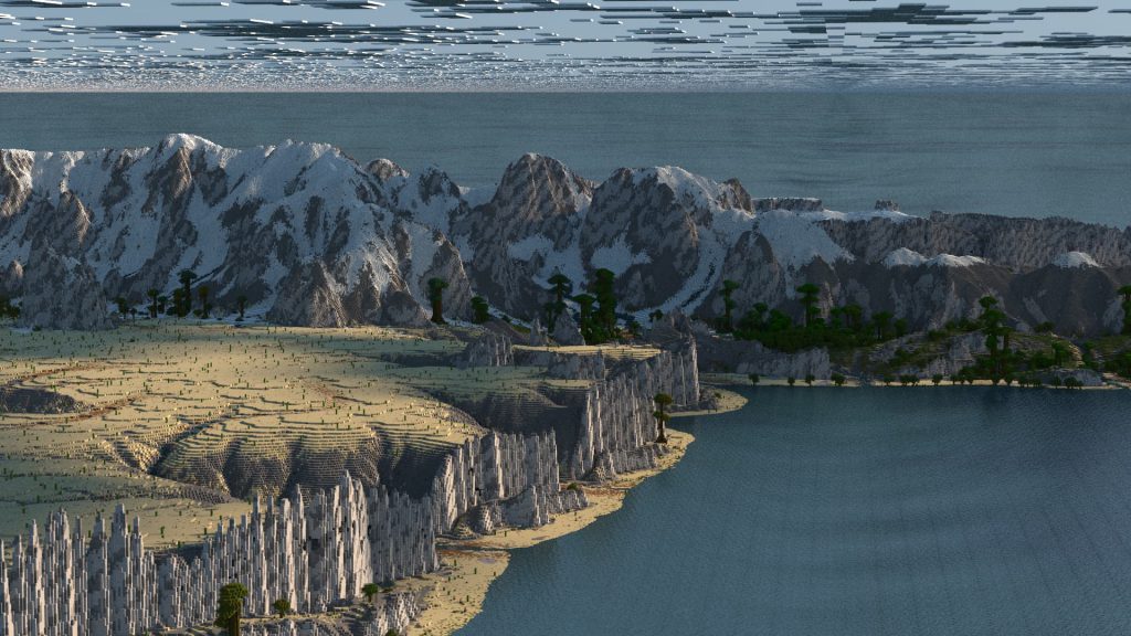 4000 x 4000 Minecraft Map Kanberg by McMeddon