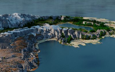 Advent Map [17] Kanberg [4k, Survival, MultiBiome, Download: Java & Bedrock]