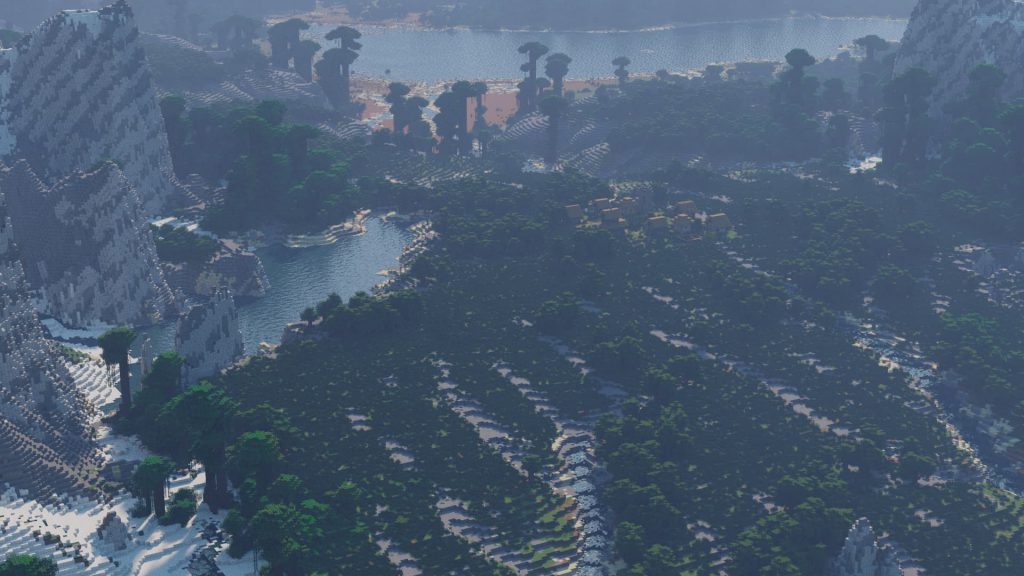 4000 x 4000 Minecraft Map Kanberg by McMeddon