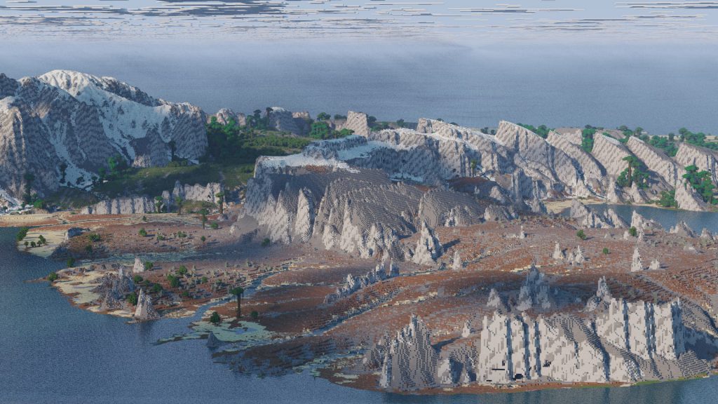 4000 x 4000 Minecraft Map Kanberg by McMeddon