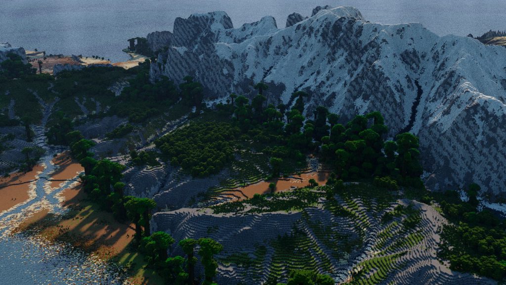 4000 x 4000 Minecraft Map Kanberg by McMeddon