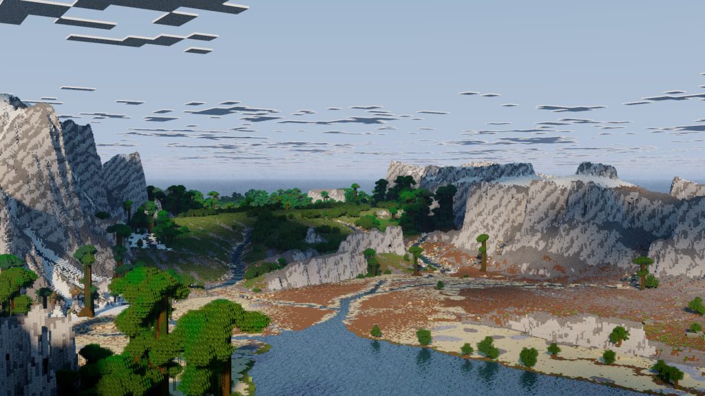 4000 x 4000 Minecraft Map Kanberg by McMeddon
