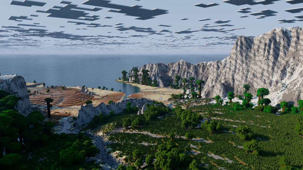 4000 x 4000 Minecraft Map Kanberg by McMeddon