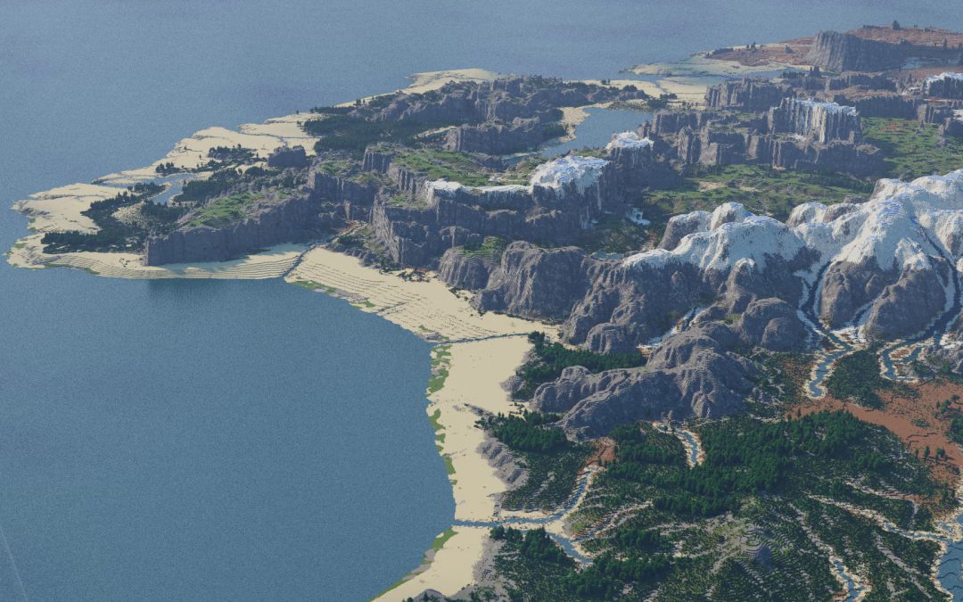 Advent Map [19] Dekan  [4k, Survival, Multibiome, Download: Java & Bedrock]