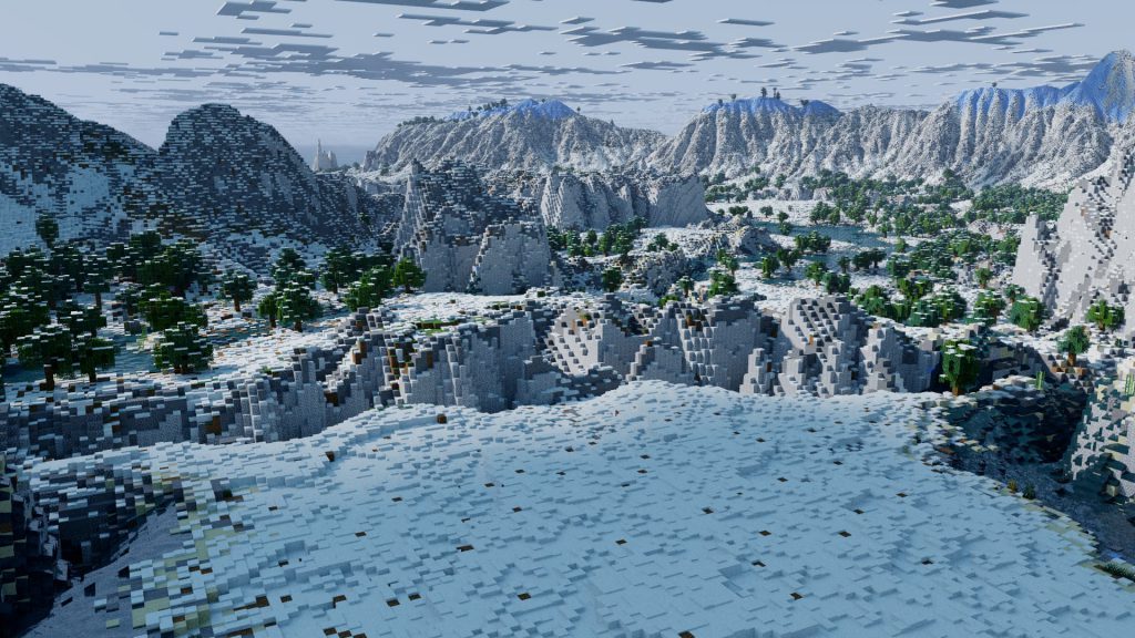4k Minecraft Map Teron by McMeddon 