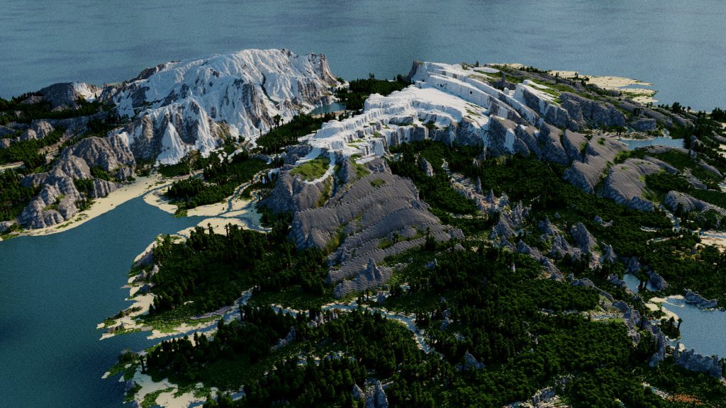 4k Nordic Minecraft Map by McMeddon 