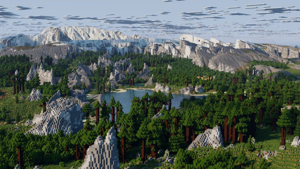 4k Nordic Minecraft Map by McMeddon 