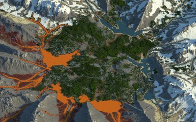 Advent Map [24] Itoro  (Christmas&250Sub Special Map) [5k, Free Download: Java & Bedrock] The Splitted world