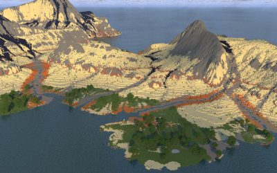 Advent Map [3] – Torstun  [2k, Java, Bedrock, Survival, Download] –  The Black Desert Island