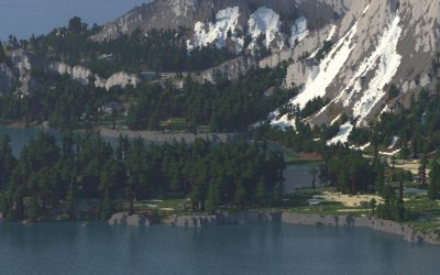 Advent Map [5] – Wulfberg, The Mega Taiga Island  (2k, Java, Bedrock, Survival, Download)