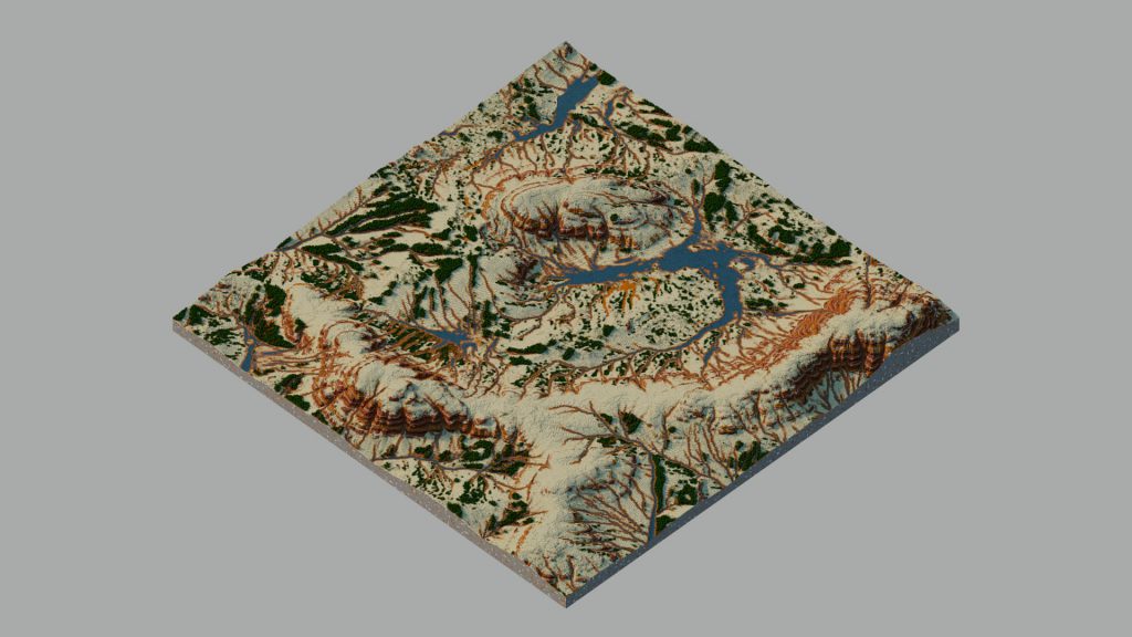 Minecraft Desert Map - Mesotan - by McMeddon