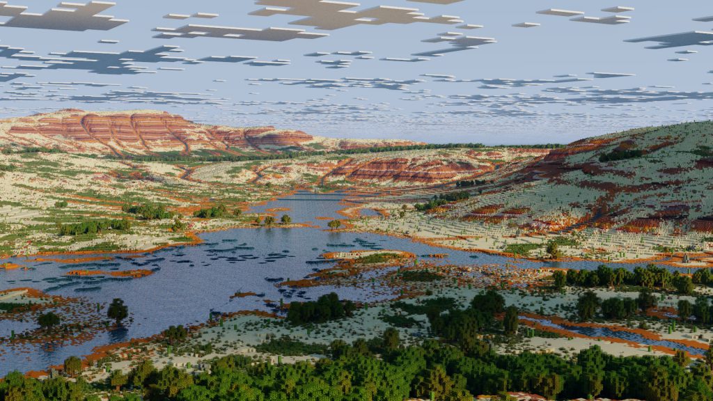 Minecraft Desert Map - Mesotan - by McMeddon