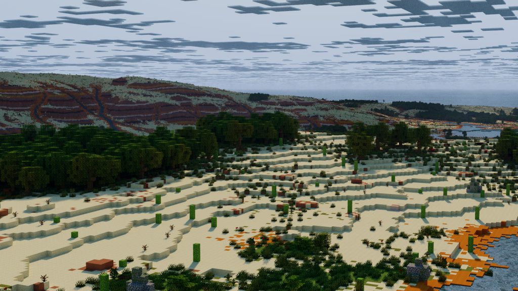 Minecraft Desert Map - Mesotan - by McMeddon
