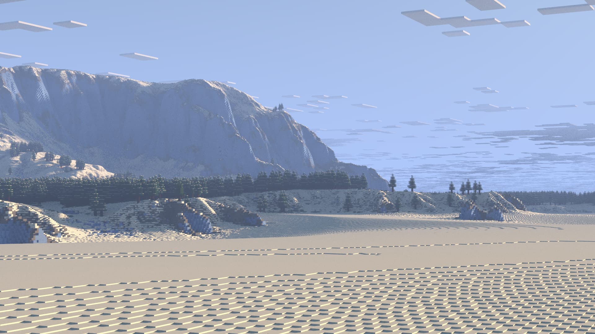 Ixellior - RTX Minecraft Map - From Arctic to Desert Volcano [3k, Download,  1.16+, Java & Bedrock