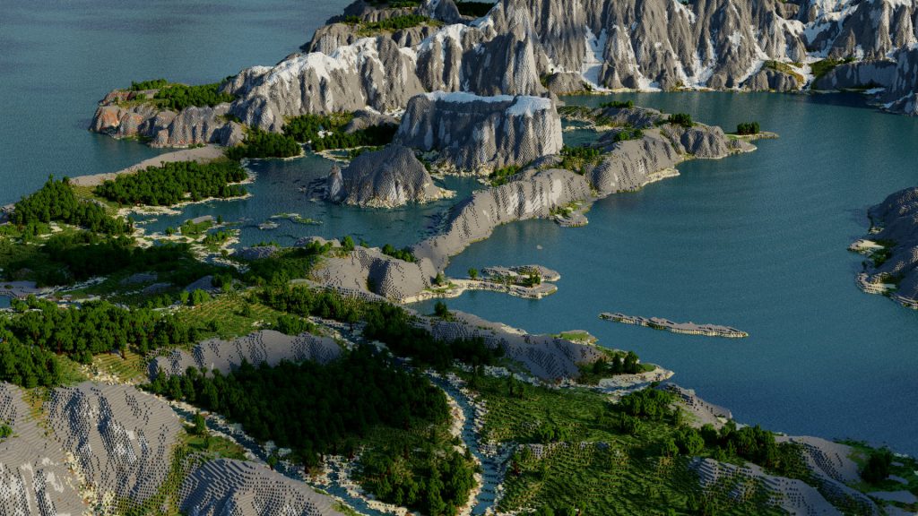 Zion a 4k Minecraft Map by McMeddon