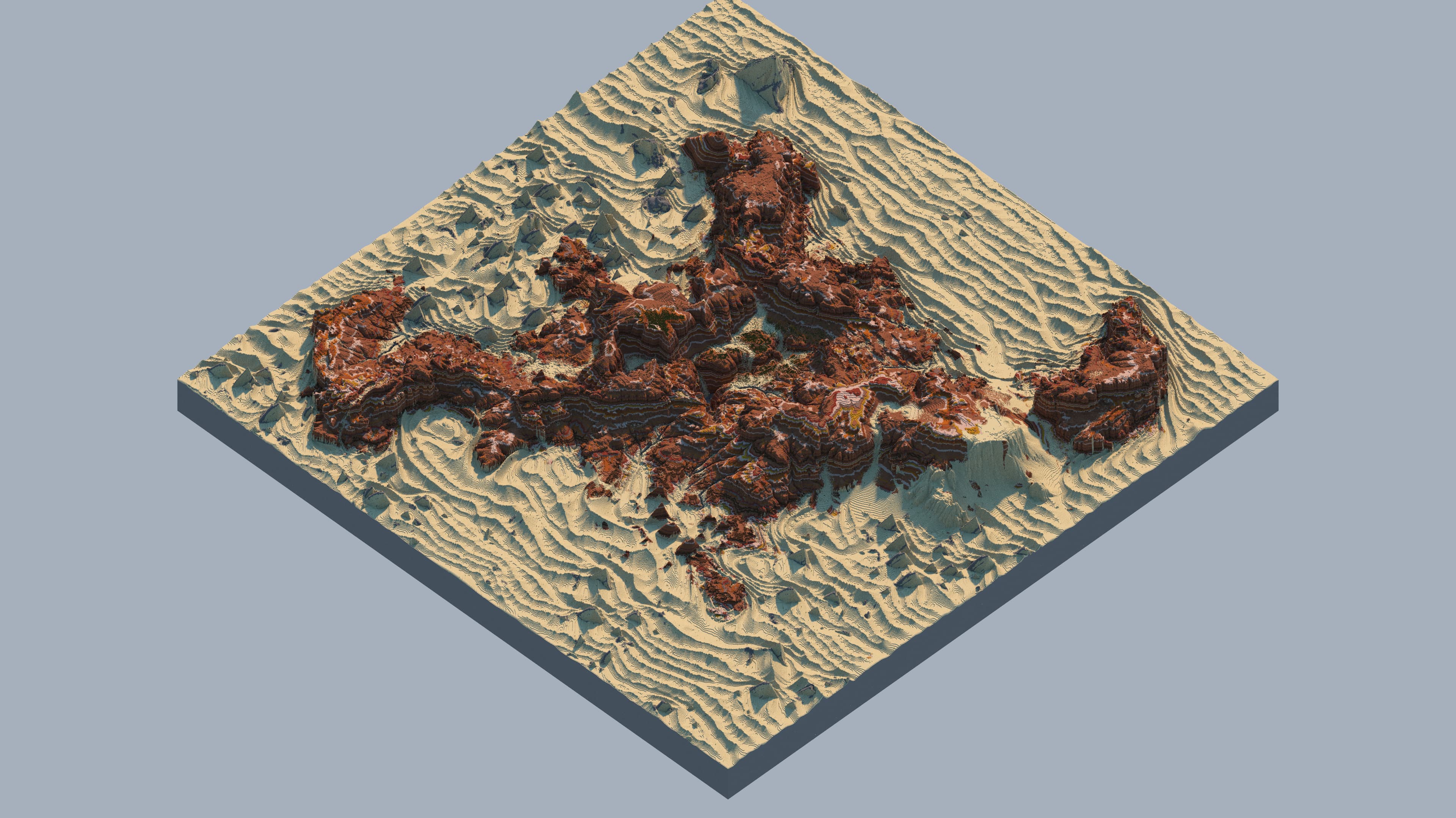 Ixellior - RTX Minecraft Map - From Arctic to Desert Volcano [3k, Download,  1.16+, Java & Bedrock